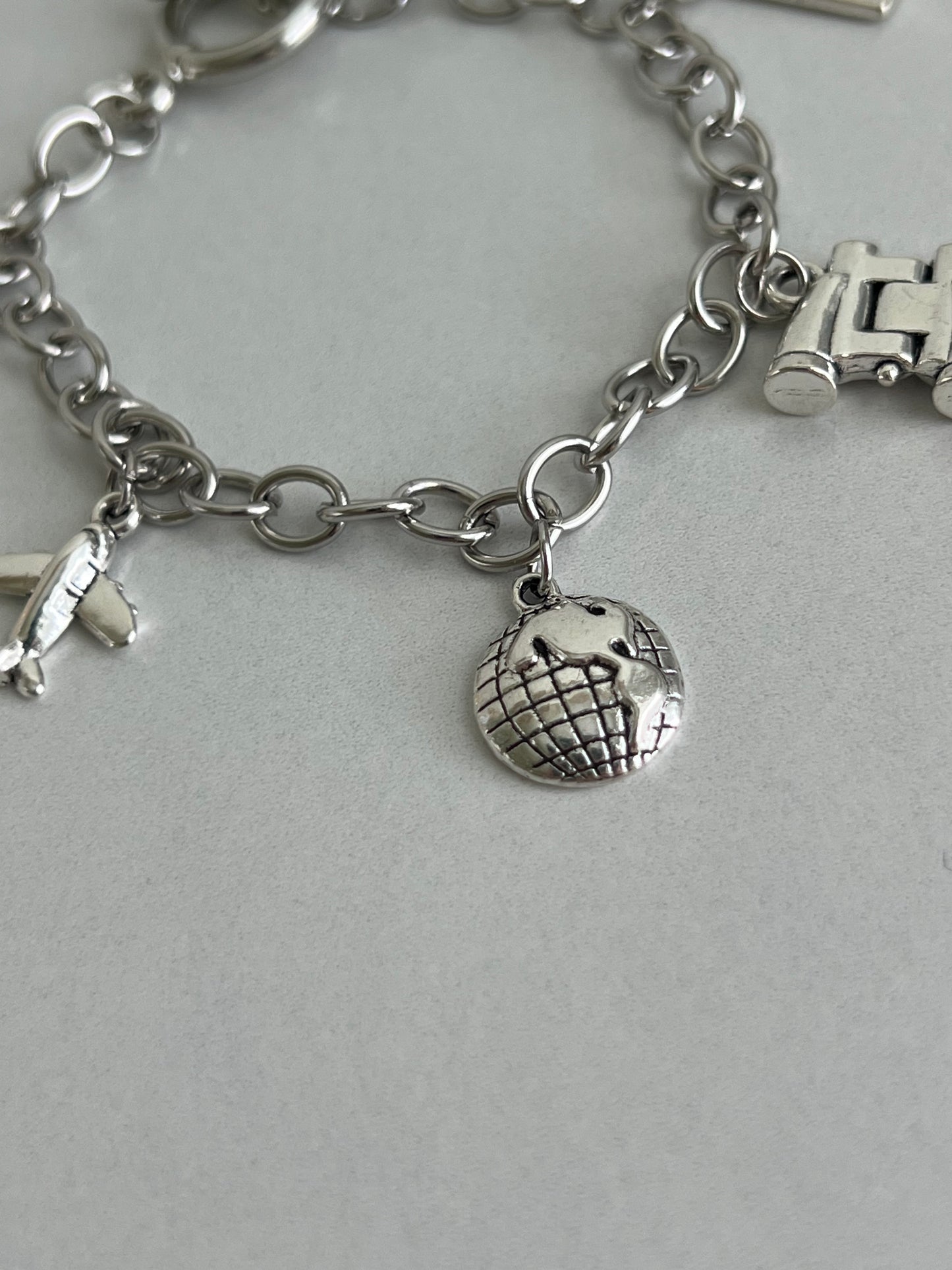 World Traveler Charm Bracelet