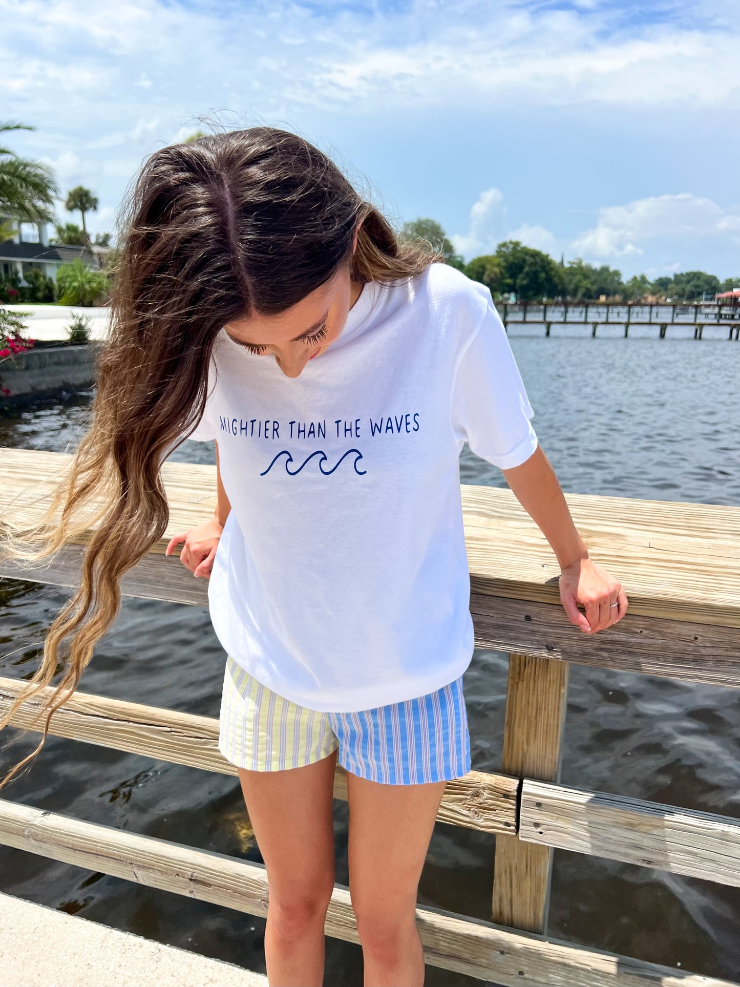 Mightier Than The Waves Tee