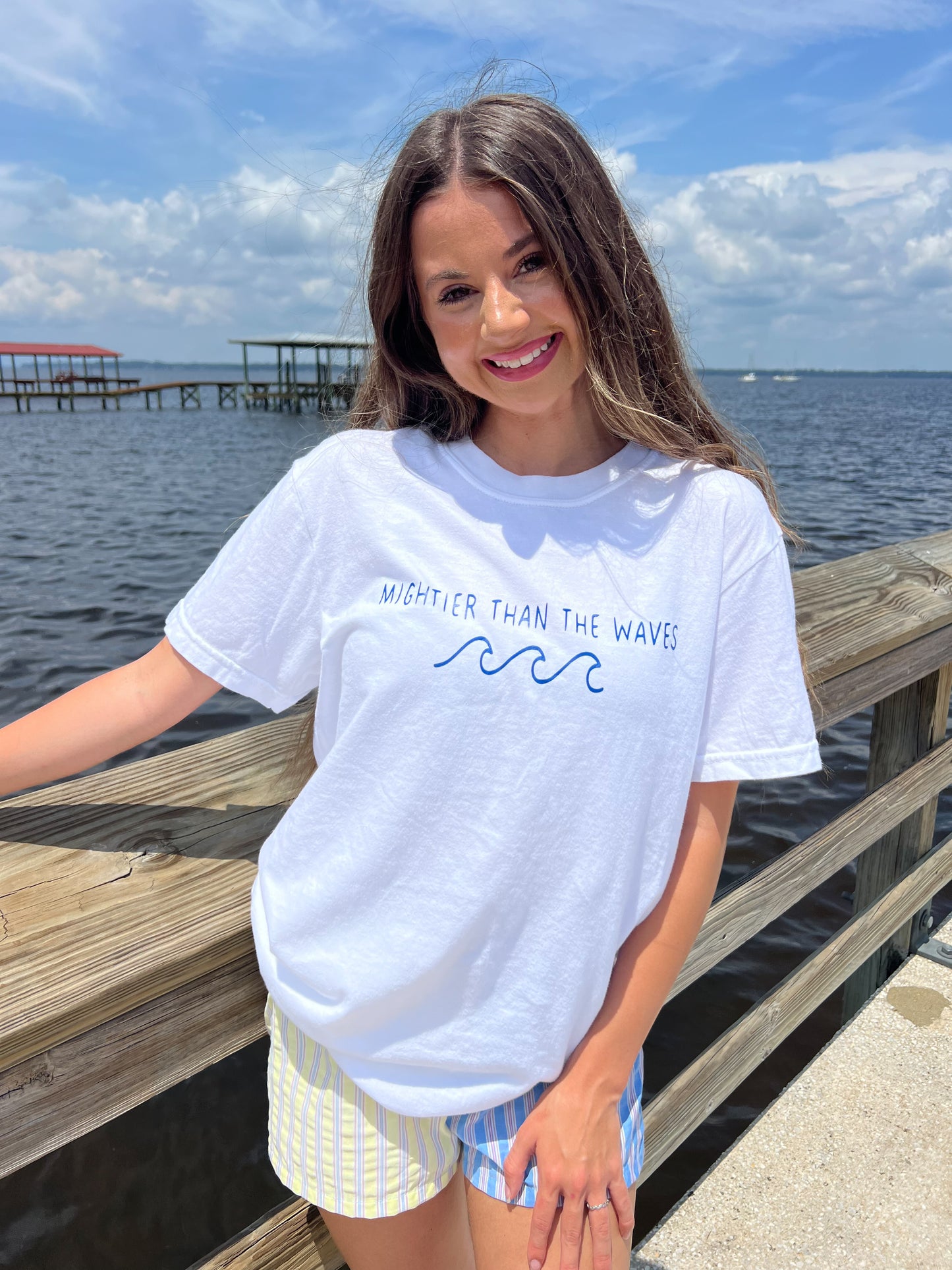 Mightier Than The Waves Tee