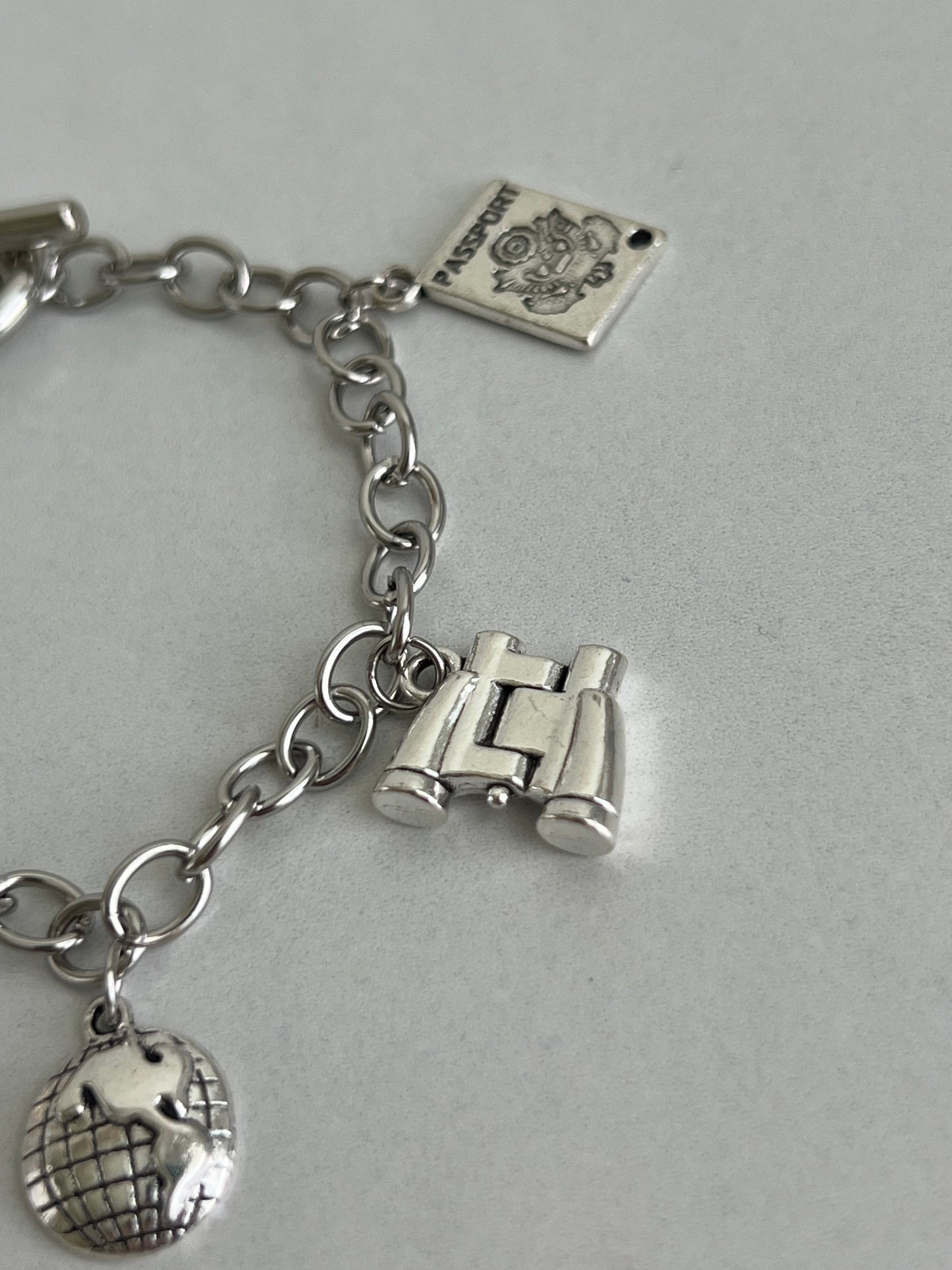 World Traveler Charm Bracelet