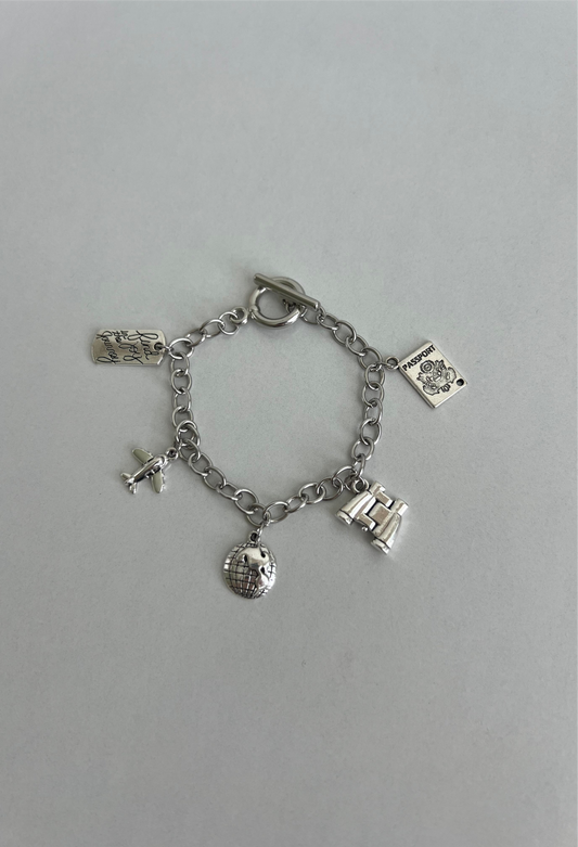 World Traveler Charm Bracelet