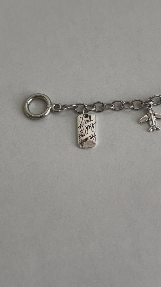 World Traveler Charm Bracelet